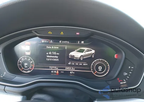 2017 Audi A4 2.0T Season Of Audi Premium z USA, uszkodzony, nr VIN WAUDNAF42HN057377